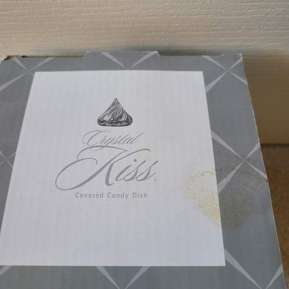 Godinger  Crystal Lidded Dish Hershey Kiss - Picture 2 of 13